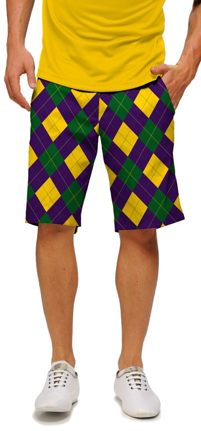 Loudmouth Herren Short "Carnivale Stretch Tech"