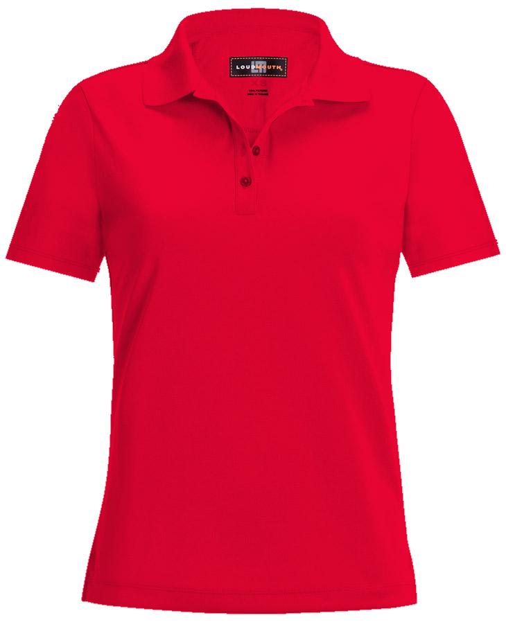 Loudmouth Damen Polo "Fiery Red"