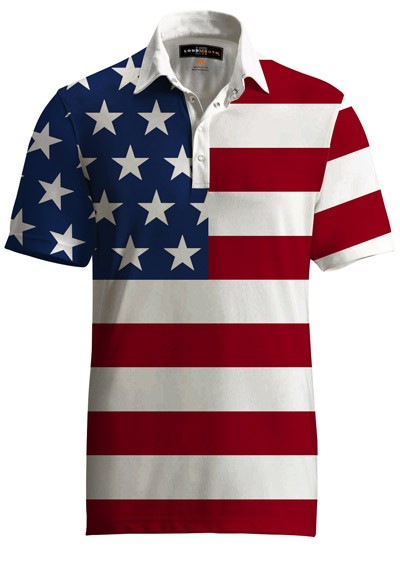 Loudmouth Herren Fancy Polo "Stars & Stripes"