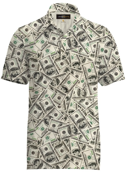 Loudmouth Herren Fancy Polo "Hunnids"