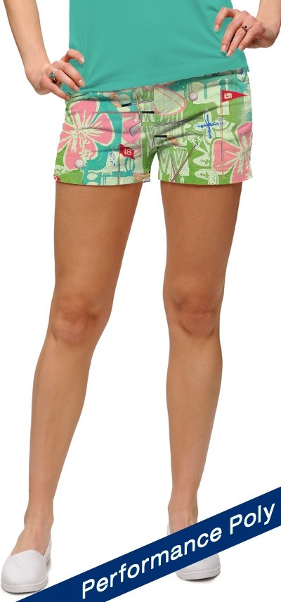 Loudmouth Women Mini-Shorts "Baffing Spoon StretchTech"