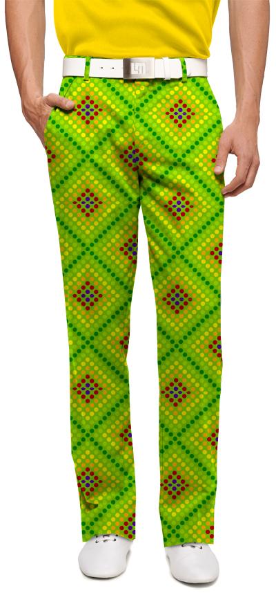 Loudmouth Herren-Hose lang "Dot Matrix"