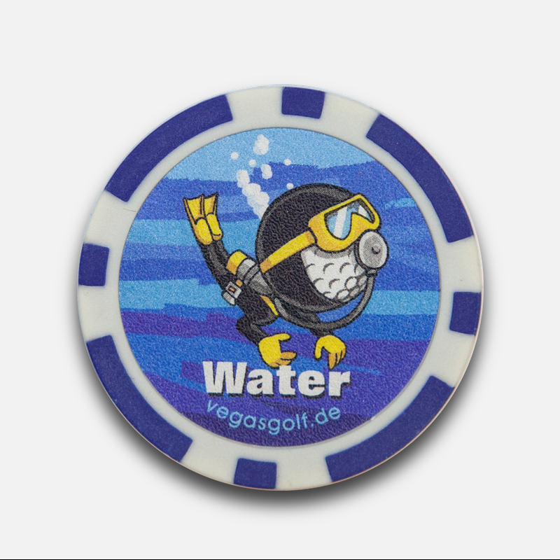 Vegas Golf Single Chip "Water"