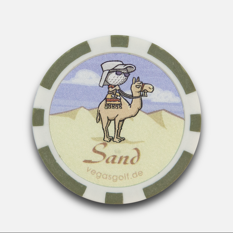 Vegas Golf Einzelchip "Sand"