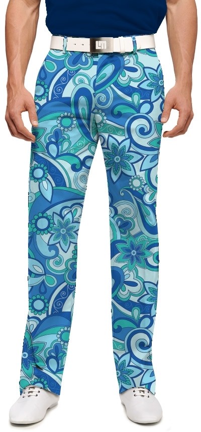 Loudmouth Men's Golf Pants " Summer of Love StretchTech"