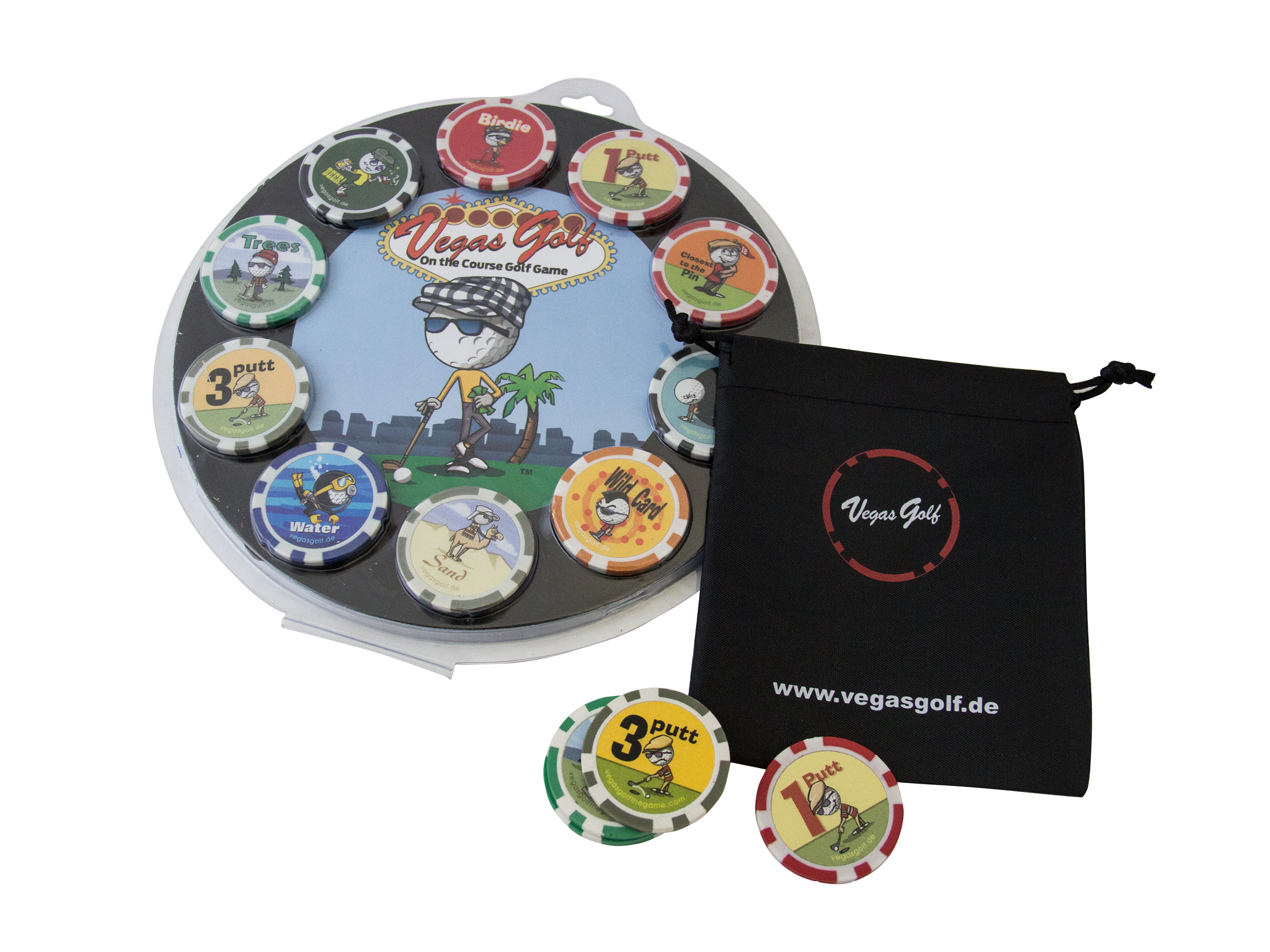 Vegas Golf 10-Chip Set