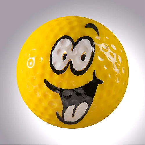 magball-magnetic Deco-Golf Ball "Laughing Magball No.2"