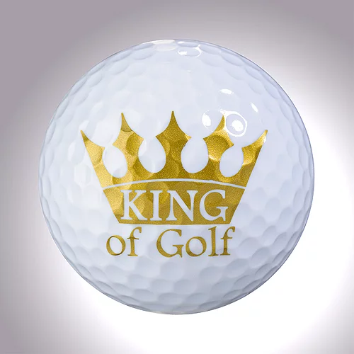 magball-Magnetischer Deko Golfball "King of Golf"