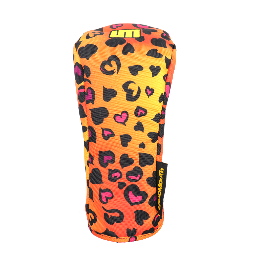 Driver Headcover "Cheetah Hearts" Design