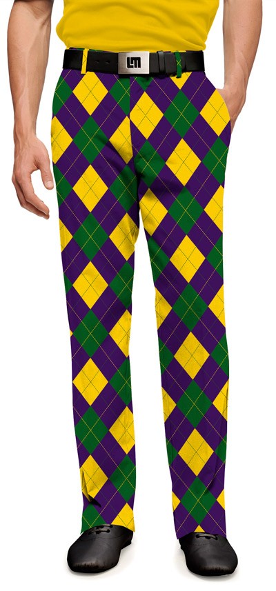 Loudmouth Herren-Hose lang "Carnivale StretchTech"