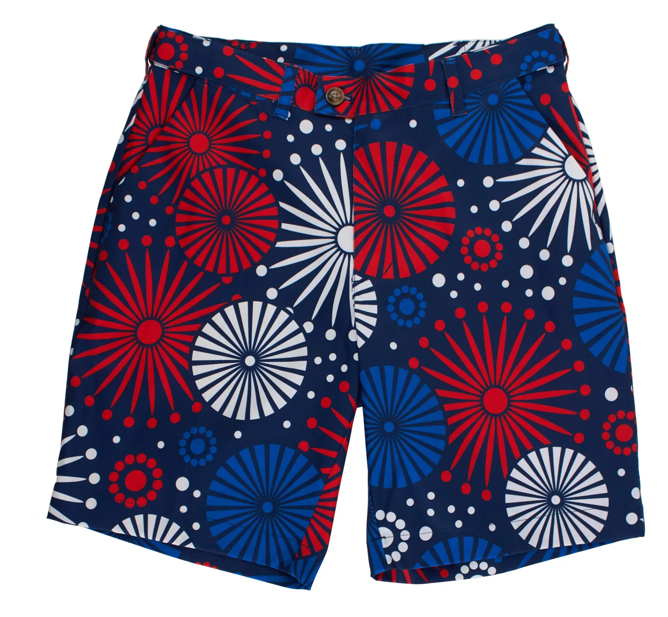 Loudmouth Men's Golf Short "Fireworks StretchTech"