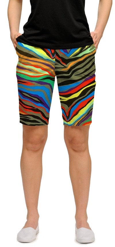 Loudmouth Damen Short "Jungle Bogey StretchTech"