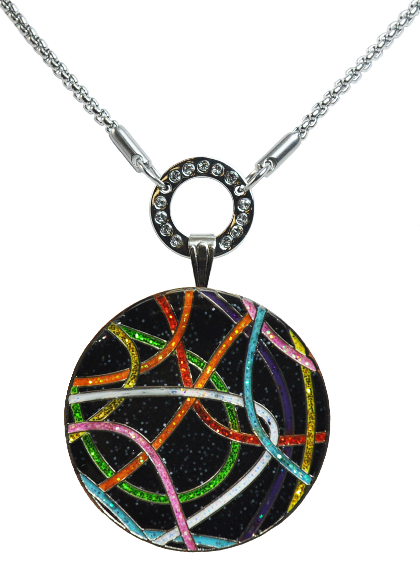 LM Glitzy Ballmarker by NAVIKA with necklace Scribblz