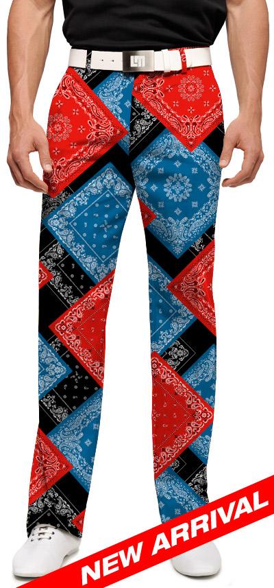 Loudmouth Herren-Hose lang "Bandanas"