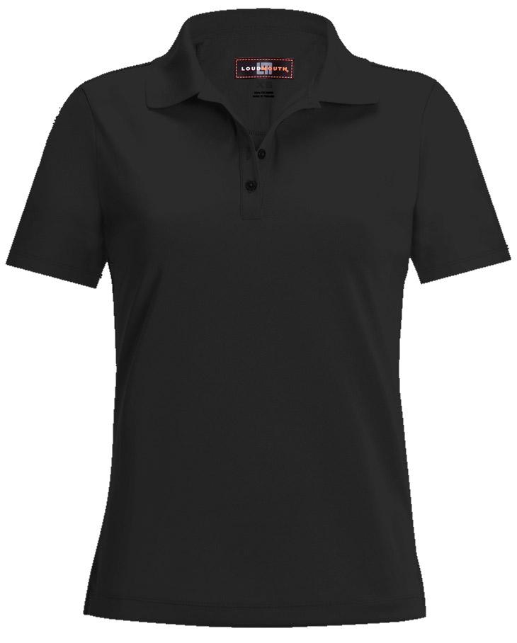 Loudmouth Damen Polo "Jet Black"