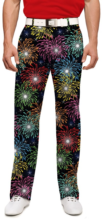 Loudmouth Men's Golf Pants " Grand Finale StretchTech"