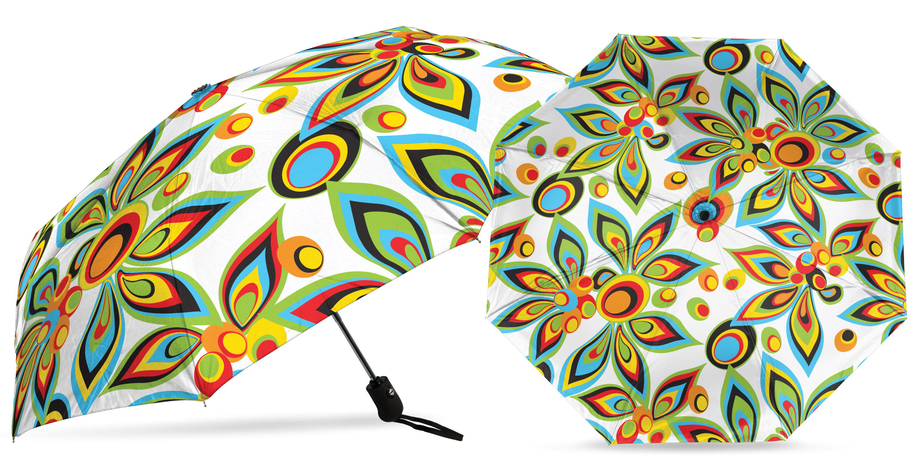 Loudmouth MINI Regenschirm White Shagadelic