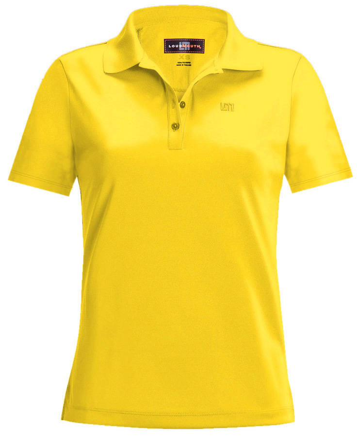 Loudmouth Damen Polo "Lemon Chrome"