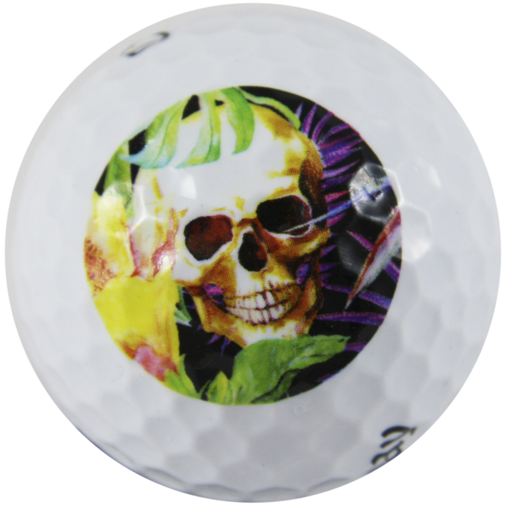 LM "Skull Grotto" Design Golf Ball 3er Sleeve