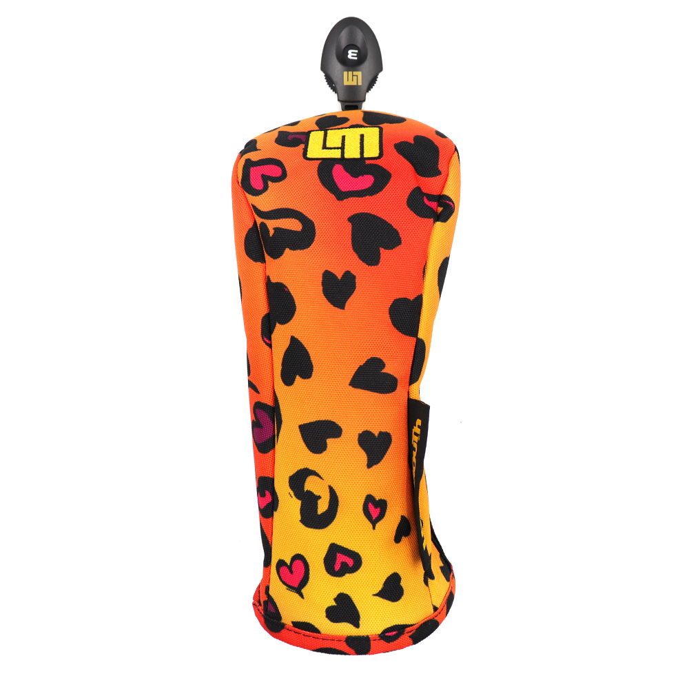 Loudmouth Fairwayholz Schlägerhaube-Cheetah Hearts-