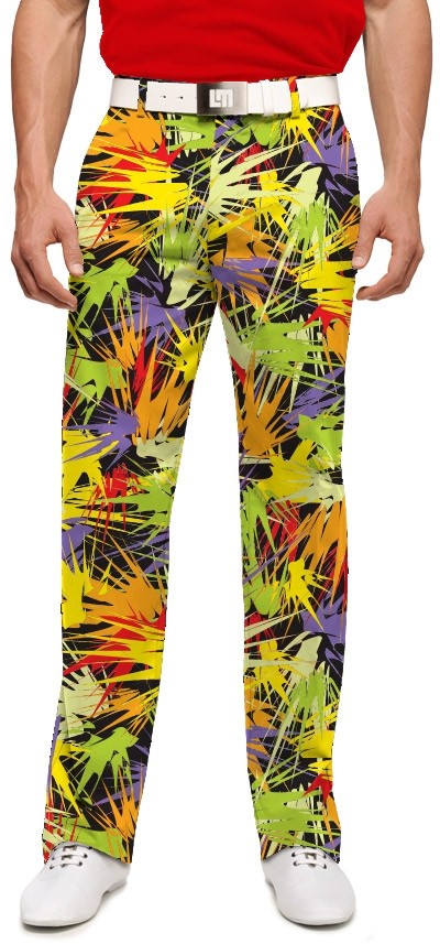 Loudmouth Men's Golf Pants " Splatterific StretchTech"