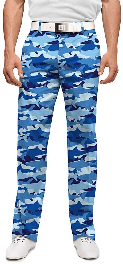 Loudmouth Men's Golf Pants " Sharkamo StretchTech"