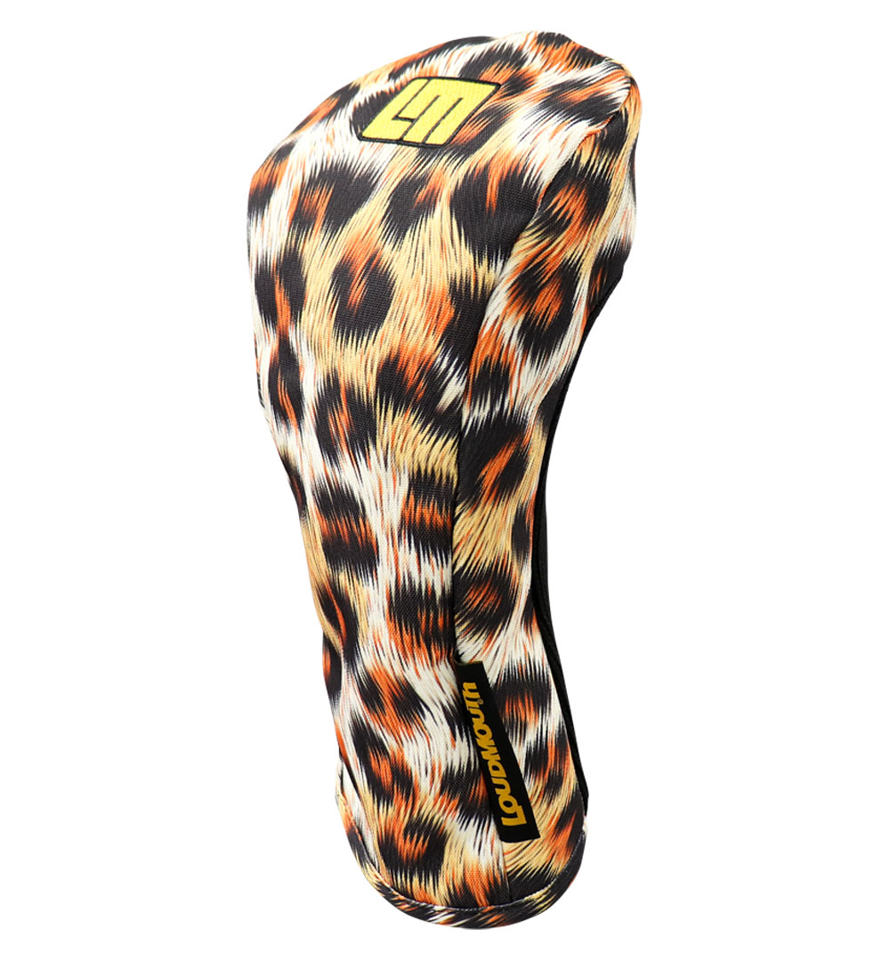 Loudmouth Driver Schlägerhaube-Fuzzy Leopard-