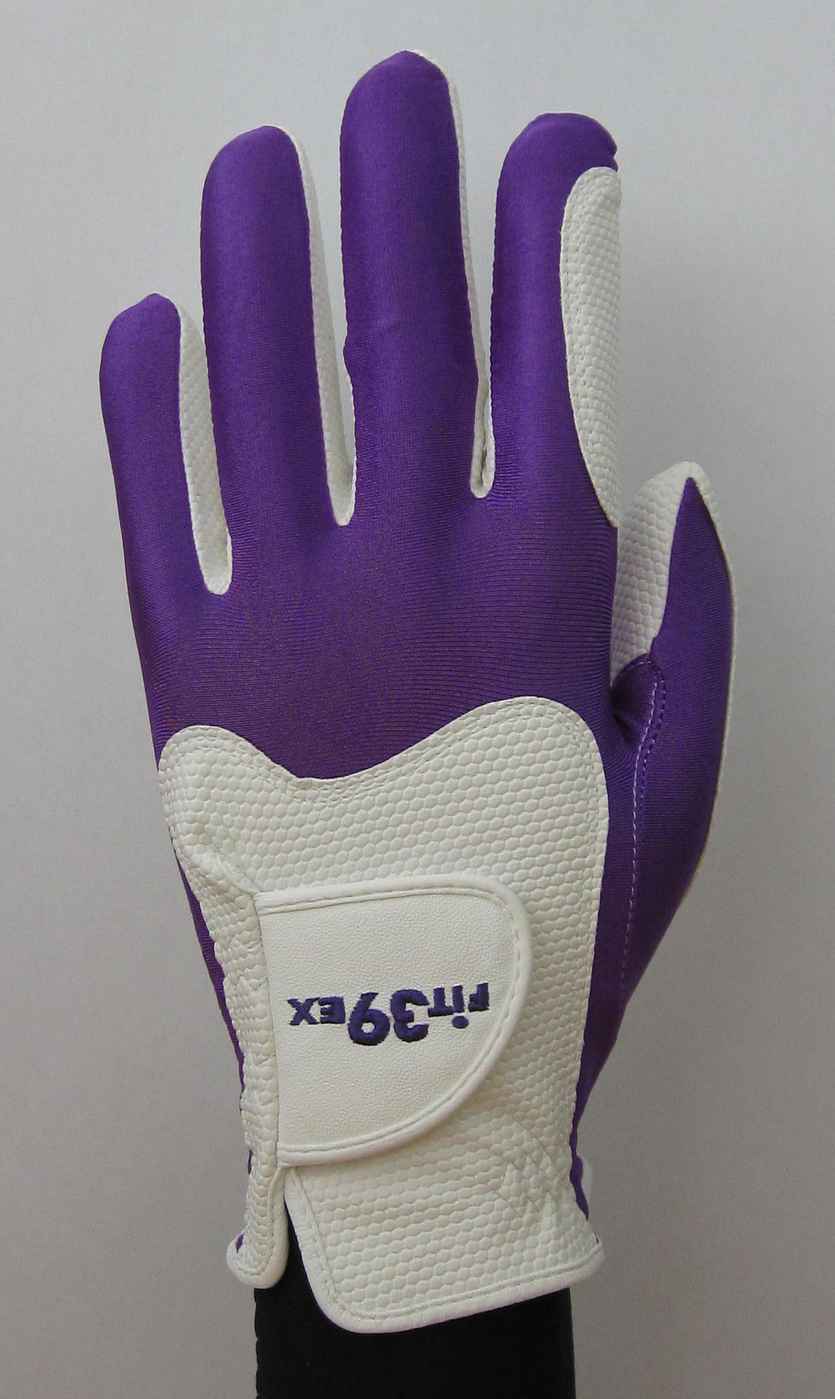 Golf Glove Fit 39 Purple/White