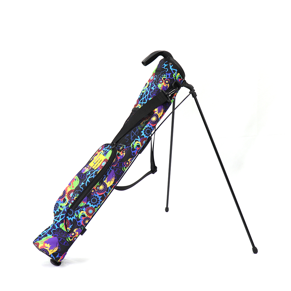 Loudmouth Training/Speed Golf Bag-Geometry Skull-