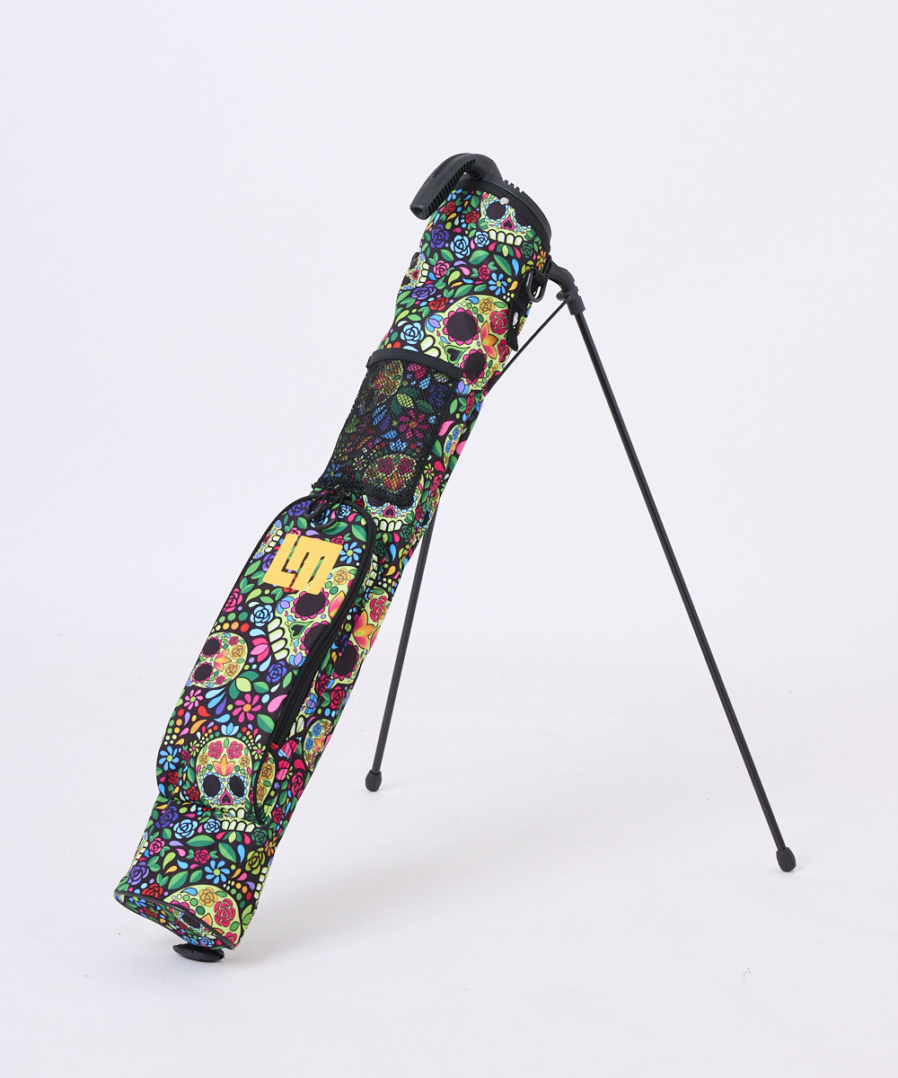 Loudmouth Training/Speed Golf Bag-Mosaic Skull-