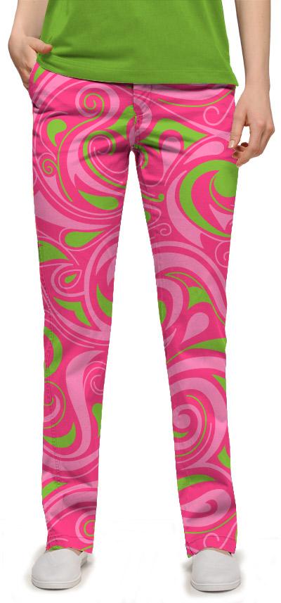 Loudmouth Damen-Hose, lang "Cotton Candy"