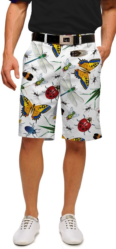 Loudmouth Men's Golf Short "Big Bugs StretchTech"