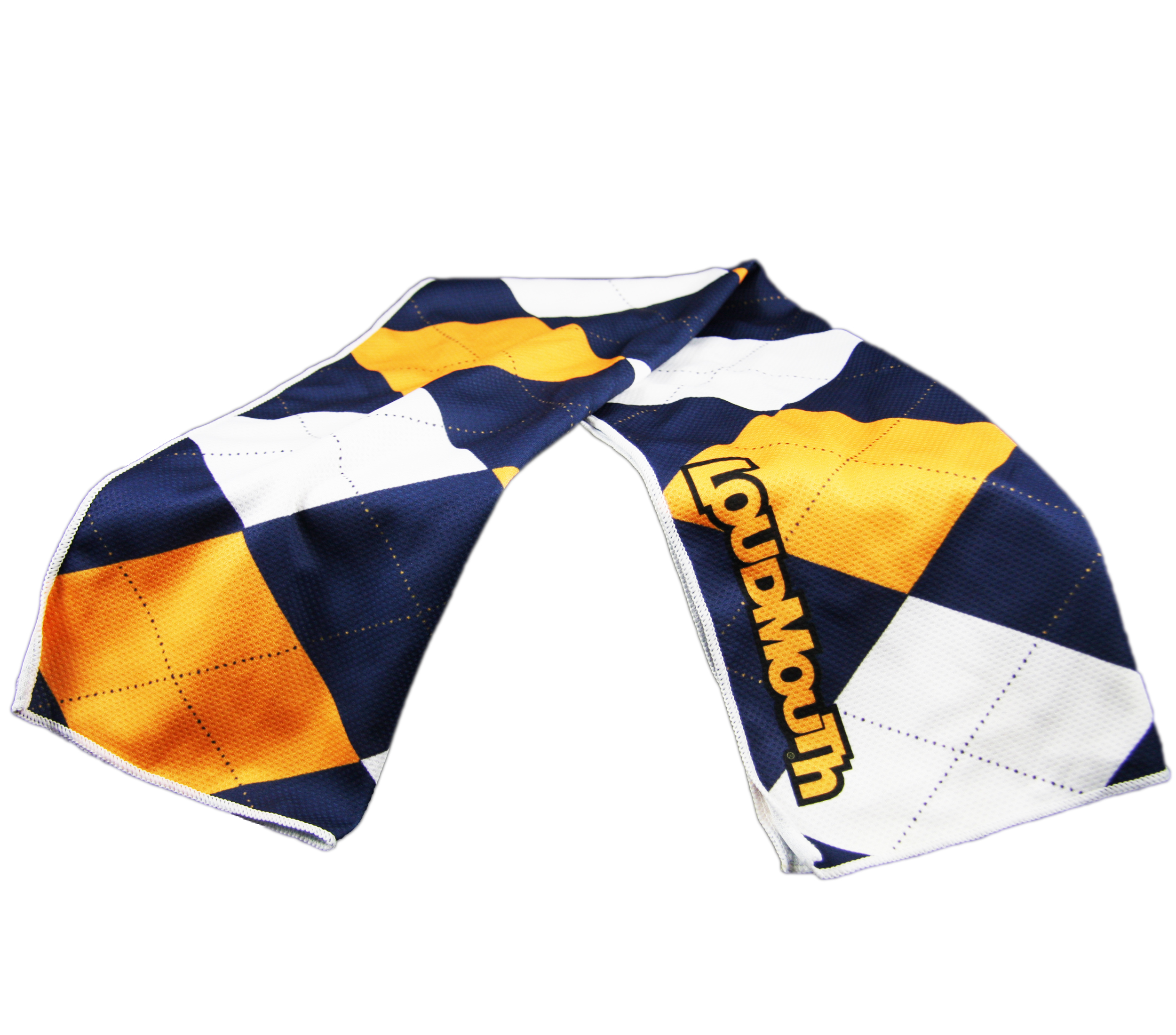 Loudmouth Cooling Towel "Blue & Gold Mega"