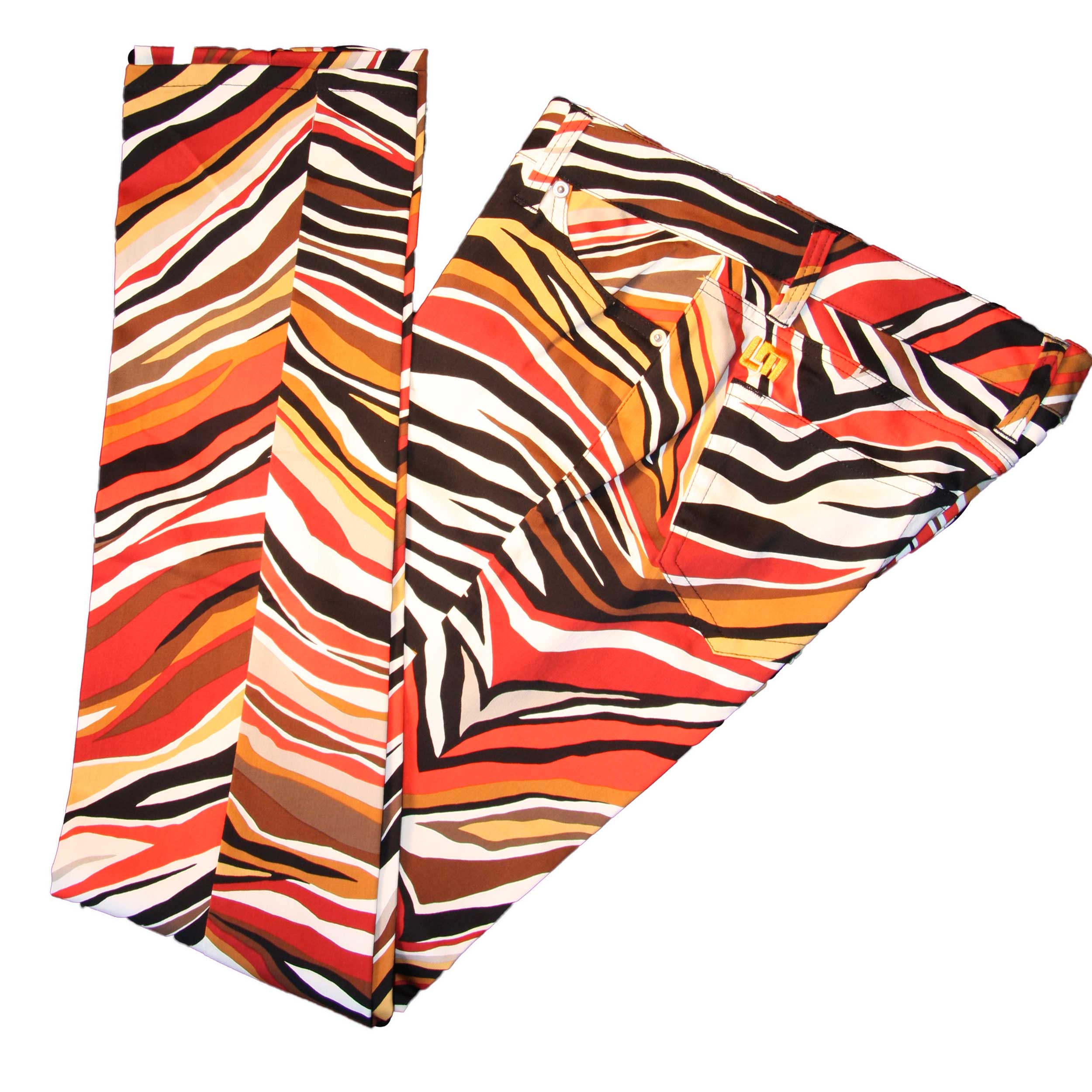 Loudmouth Damen-Hose, lang "Tiger Eye"