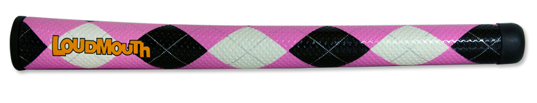 Swing Grip-Pink & Black Argyle