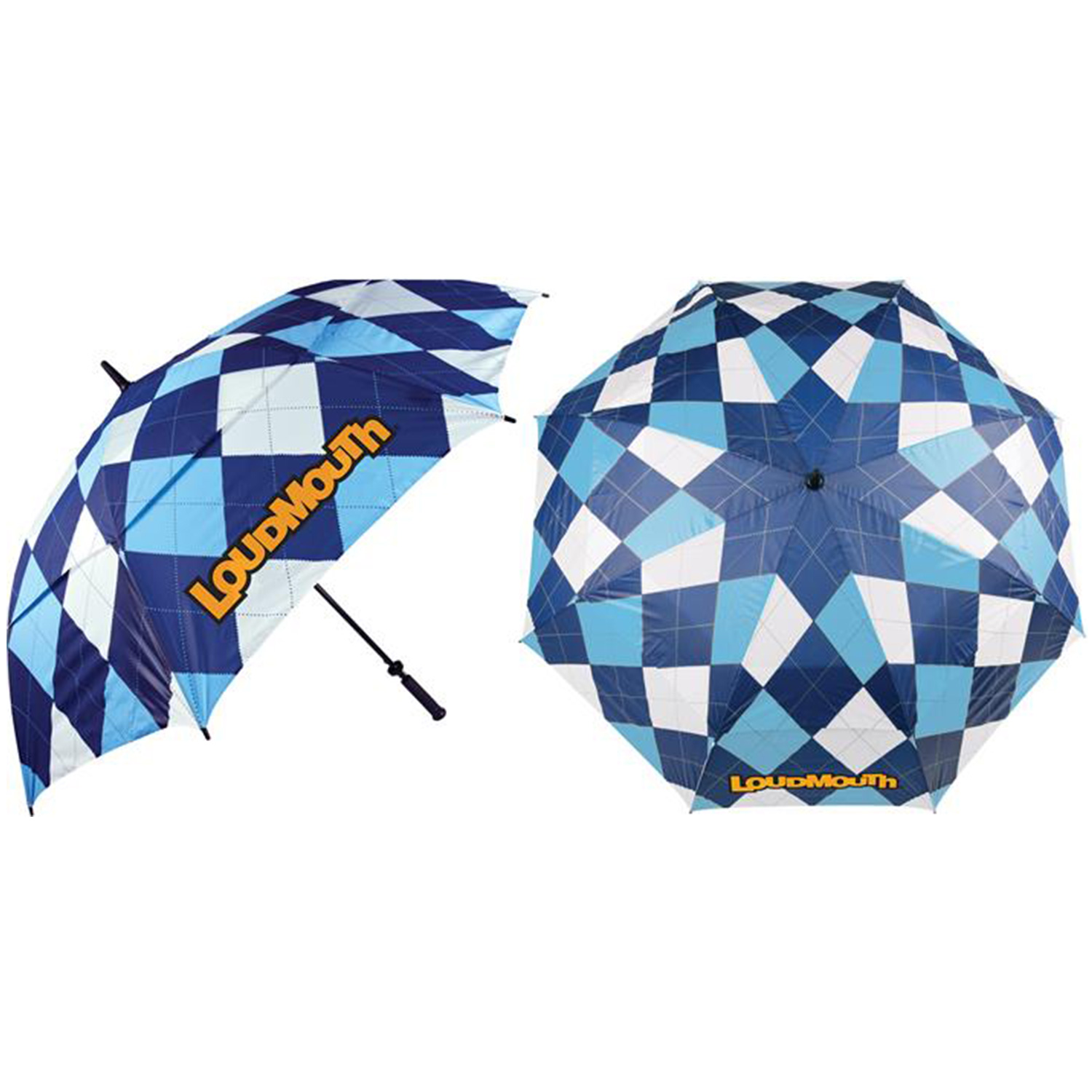 Loudmouth Regenschirm-Blue & White