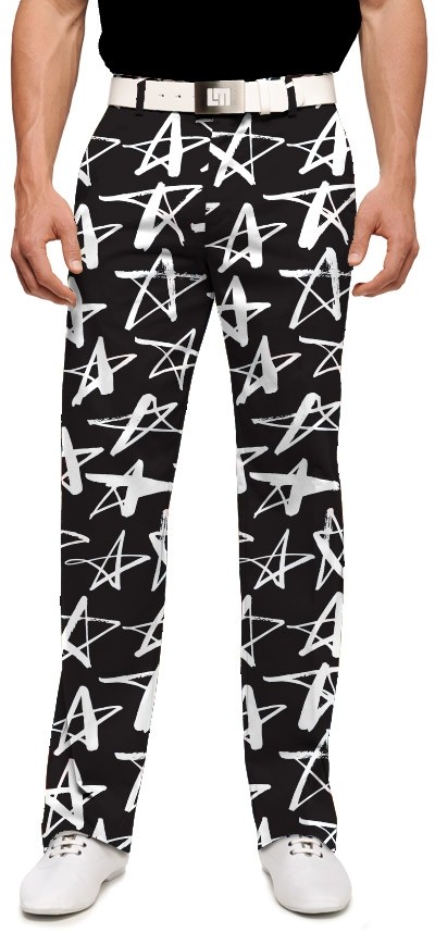 Loudmouth Men's Golf Pants " Shooting Stars StretchTech"