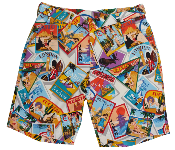 Loudmouth 2024 Men's Golf Short "Postcards from the Wedge Cotton Classic"
